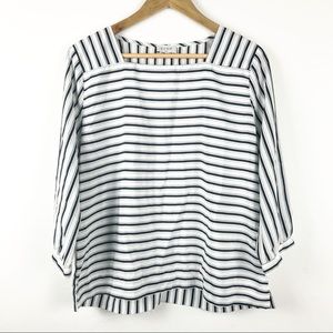 STOP EG Striped Long Sleeve Women's Blouse